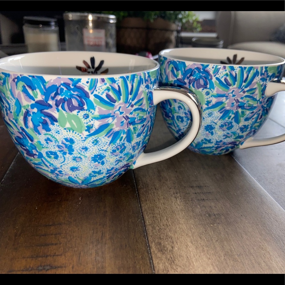 Lily Pulitzer Coffee mug set